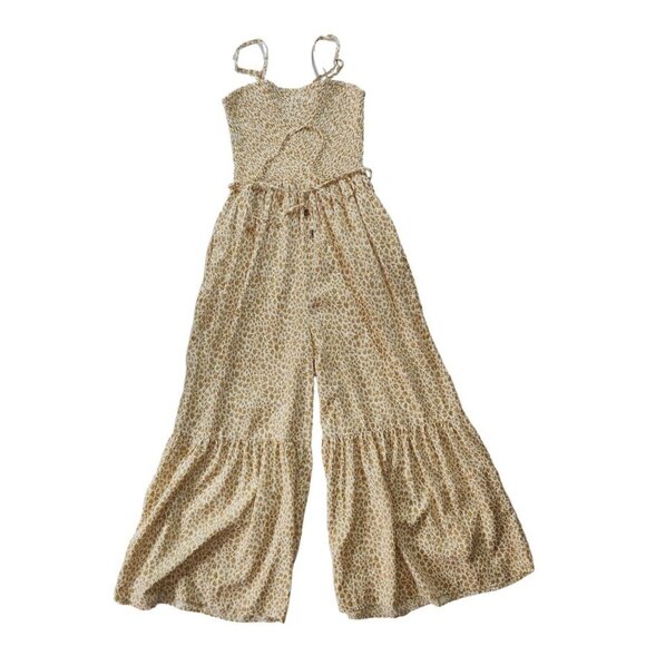 Bishop + Young Mustard Yellow Wide Leg Jumpsuit-‎ Size S - Picture 2 of 7